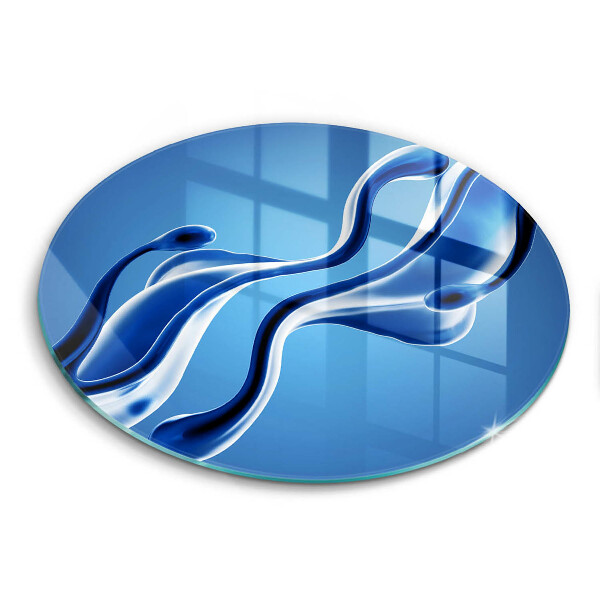 Kuchynská doska zo skla Abstrakcia tekutín