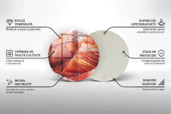 Kuchynská doska zo skla Grand Canyon