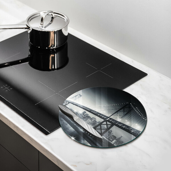 Kuchynská doska veľká zo skla Most Benjamina Franklina