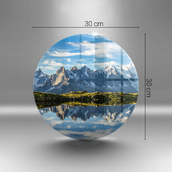 Kuchynská doska veľká zo skla Horská krajina