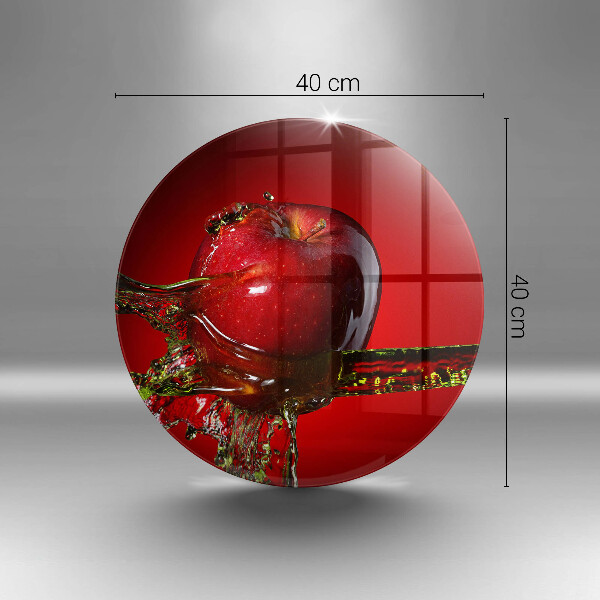 Kuchynská doska zo skla Jablkové ovocie vo vode