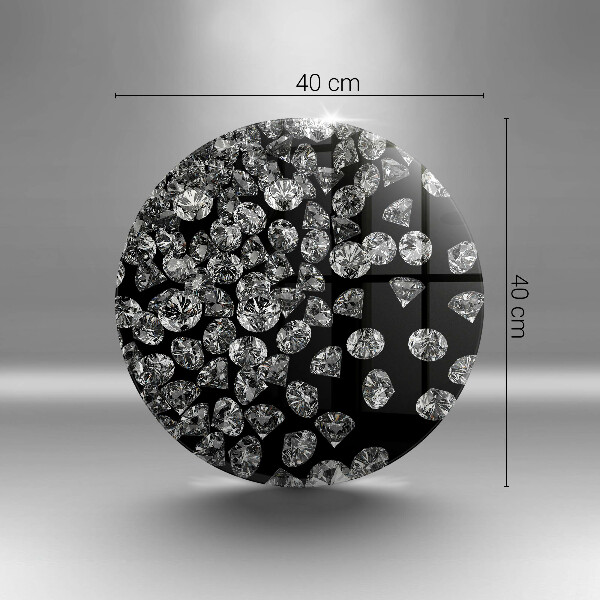 Kuchynská doska zo skla Diamanty diamanty