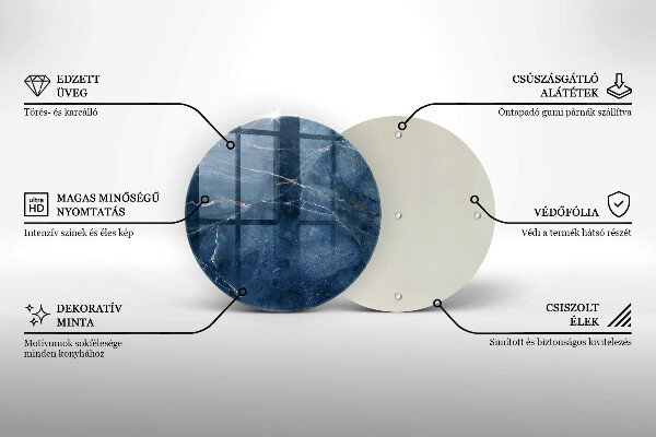 Kuchynská doska veľká zo skla Textúra mramorového kameňa