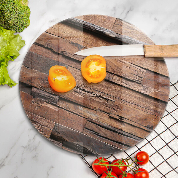 Kuchynská doska veľká zo skla Dekoratívne drevené dosky