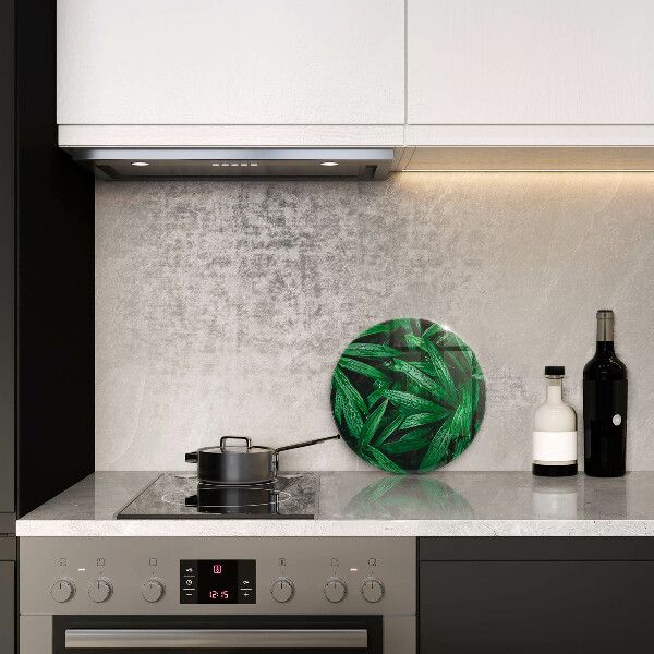 Kuchynská doska zo skla Listy rastlín