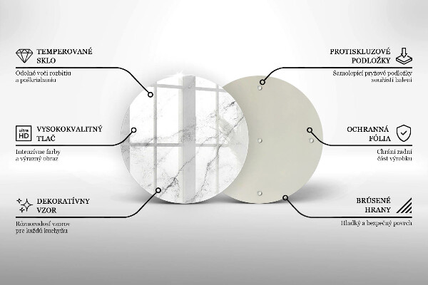 Kuchynská doska zo skla Elegantná textúra mramoru