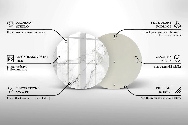 Kuchynská doska zo skla Elegantná textúra mramoru