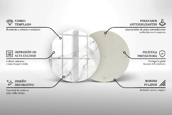 Kuchynská doska zo skla Elegantná textúra mramoru