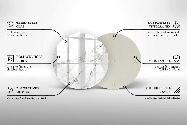 Kuchynská doska zo skla Elegantná textúra mramoru