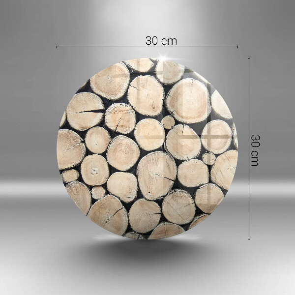 Kuchynská doska zo skla Drevené kmene stromov