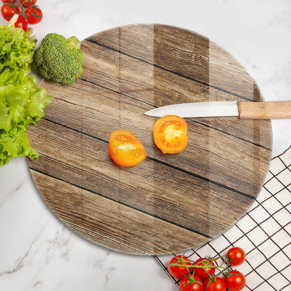 Kuchynská doska zo skla Dosky s textúrou dreva