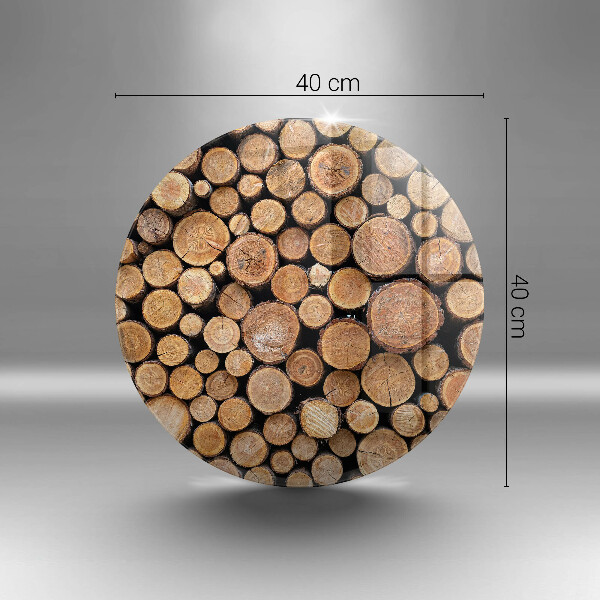 Kuchynská doska veľká zo skla Kmene stromov