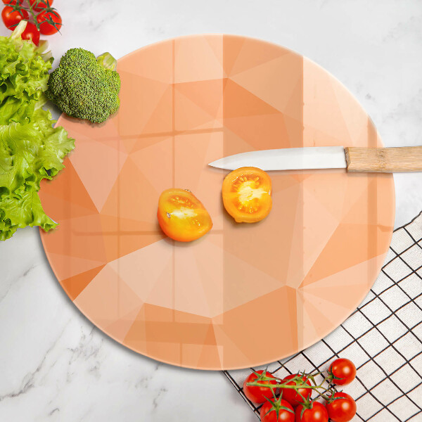 Kuchynská doska veľká zo skla Geometrické pozadie