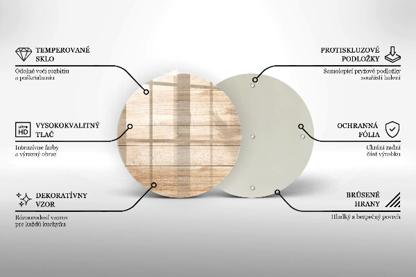 Kuchynská doska veľká zo skla Drevené dosky