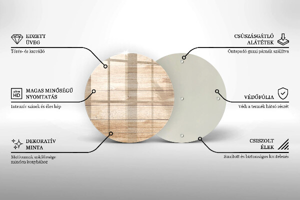 Kuchynská doska veľká zo skla Drevené dosky