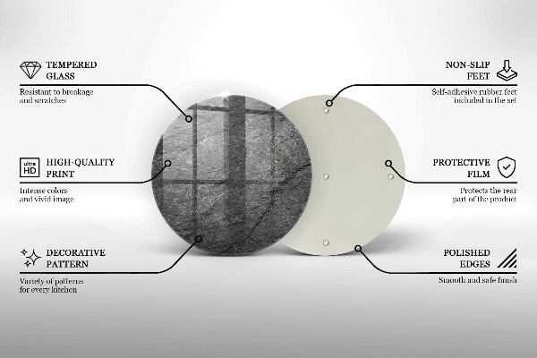 Kuchynská doska veľká zo skla Textúra kameňa