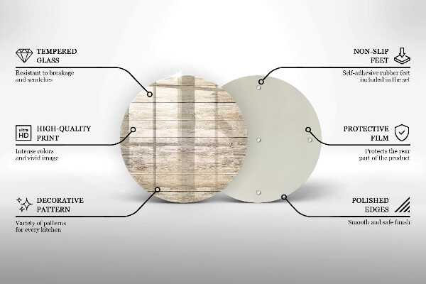 Kuchynská doska veľká zo skla Drevené dosky