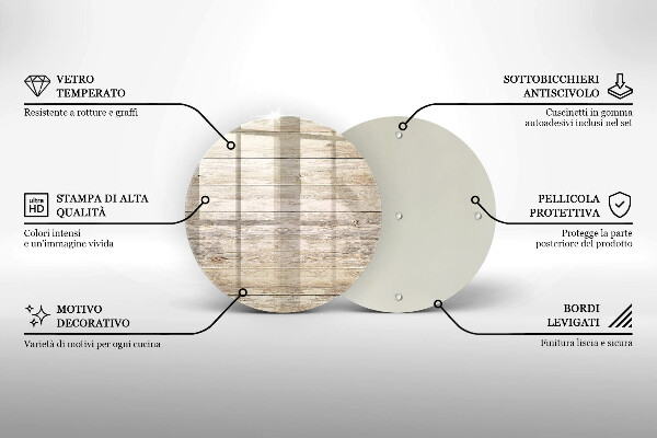 Kuchynská doska veľká zo skla Drevené dosky