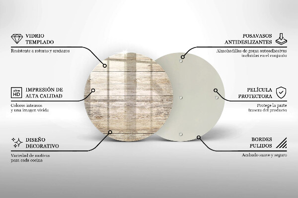 Kuchynská doska veľká zo skla Drevené dosky