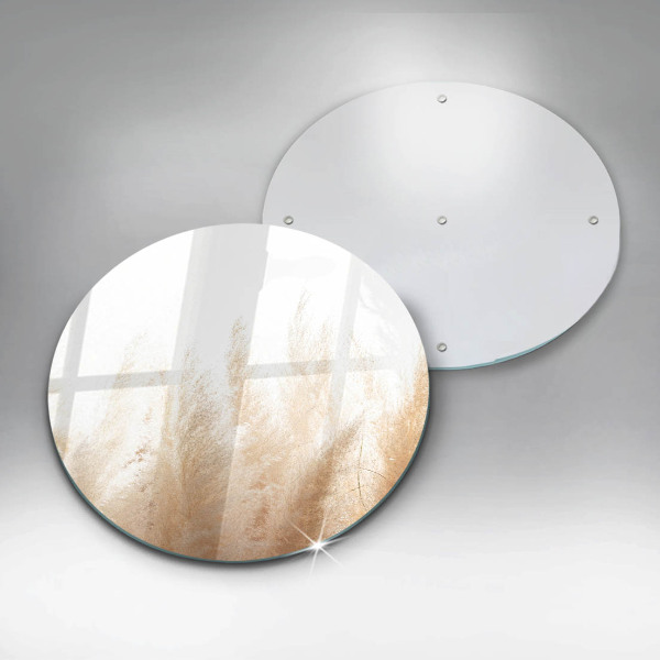 Kuchynská doska veľká zo skla Pampasová tráva