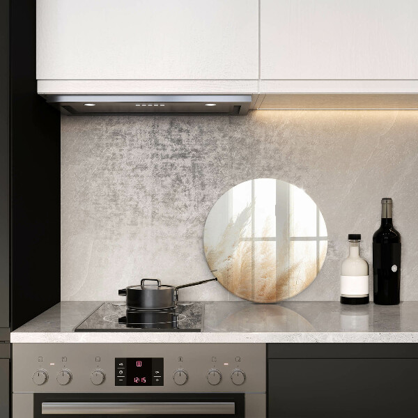 Kuchynská doska veľká zo skla Pampasová tráva