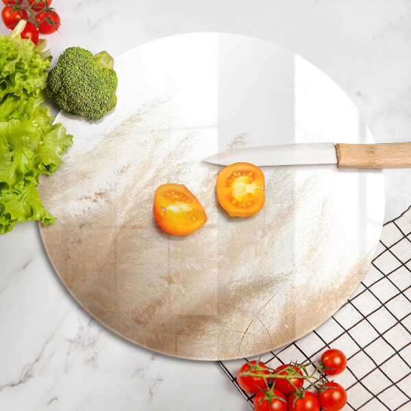 Kuchynská doska veľká zo skla Pampasová tráva