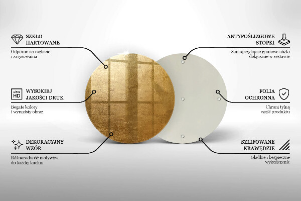 Kuchynská doska zo skla Zlatá textúra pozadia