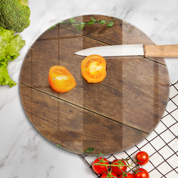 Kuchynská doska zo skla Drevené dosky a listy