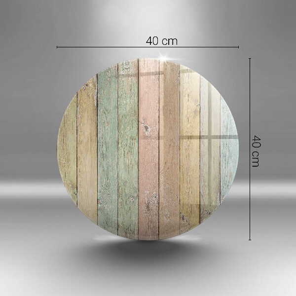 Kuchynská doska zo skla Farebné vintage dosky