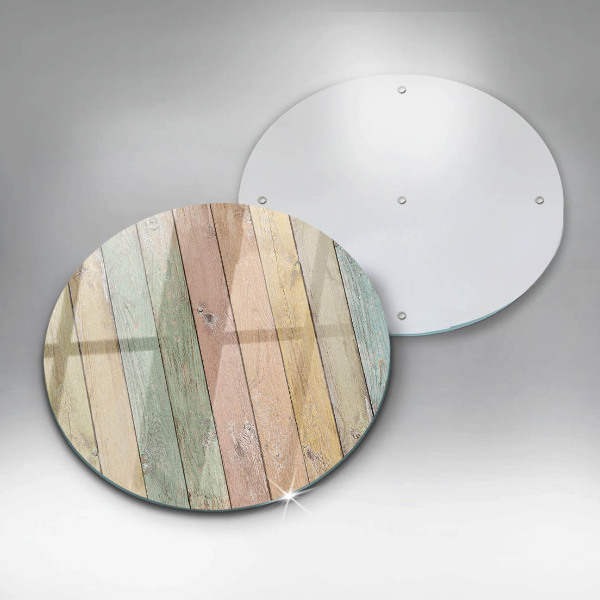 Kuchynská doska zo skla Farebné vintage dosky