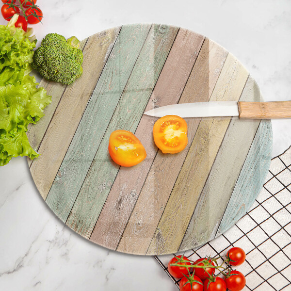 Kuchynská doska zo skla Farebné vintage dosky