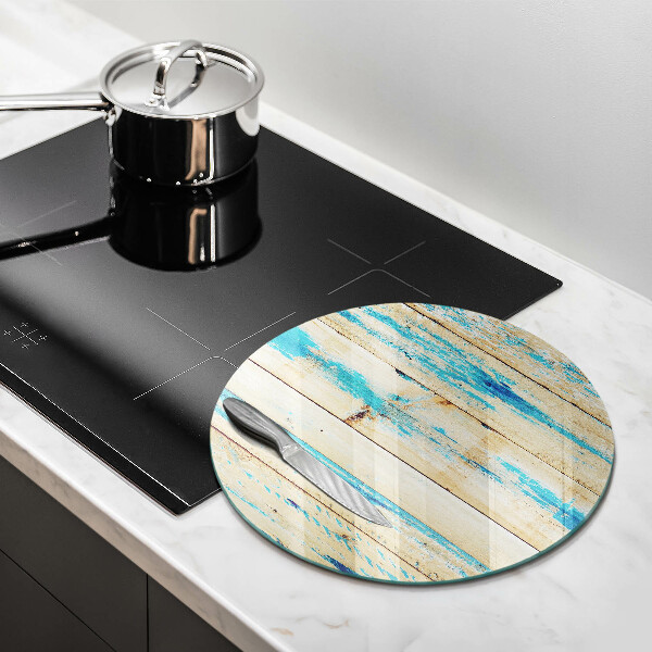 Kuchynská doska zo skla Retro drevené dosky