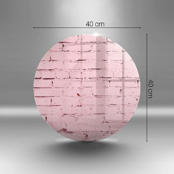 Kuchynská doska zo skla Pastelová tehlová stena