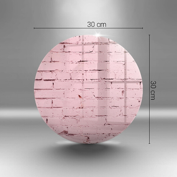 Kuchynská doska zo skla Pastelová tehlová stena