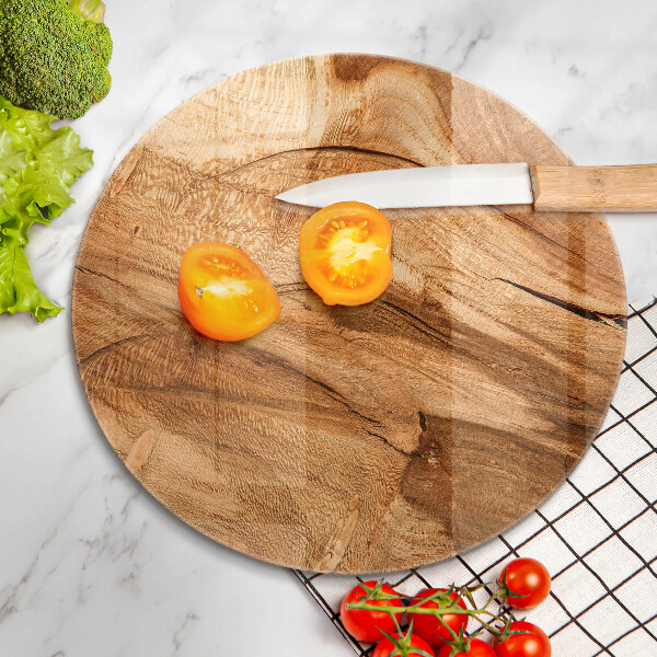 Kuchynská doska zo skla Textúra drevenej dosky