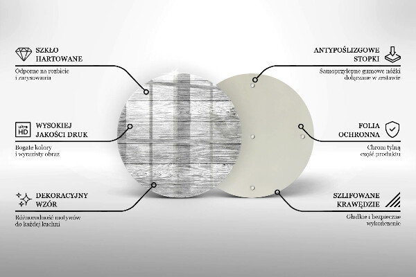 Kuchynská doska zo skla Staré drevené dosky