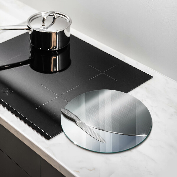 Kuchynská doska zo skla Kovový abstraktný vzor