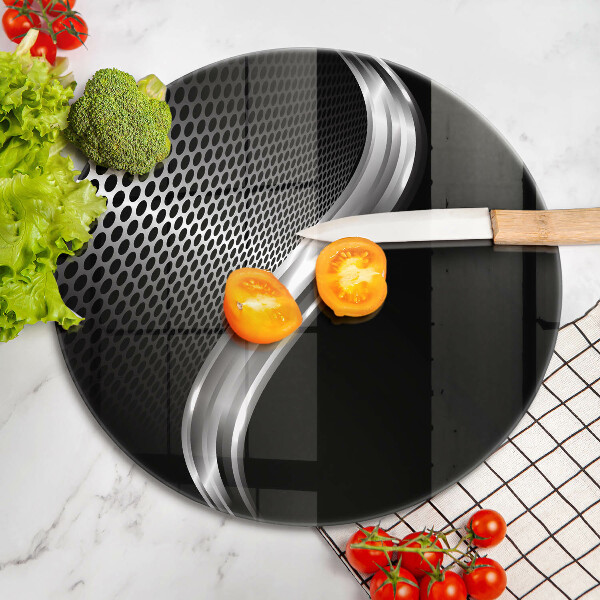 Kuchynská doska veľká zo skla Kovová konštrukcia