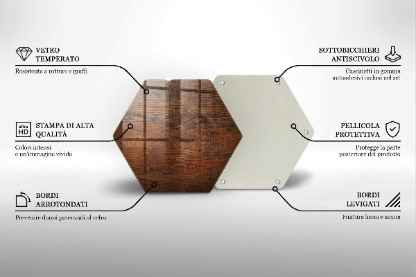 Kuchynská doska zo skla Doska z tmavého dreva