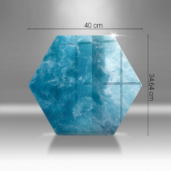 Kuchynská doska zo skla Modrá voda