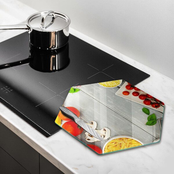 Kuchynská doska veľká zo skla Kuchynské jedlo