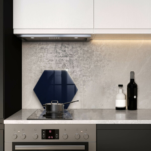 Kuchynská doska veľká zo skla námornícka modrá