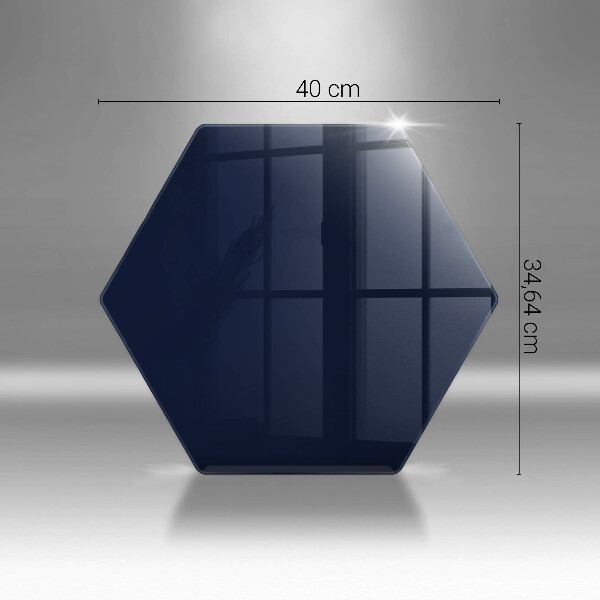 Kuchynská doska veľká zo skla námornícka modrá