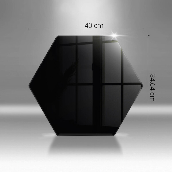 Kuchynská doska veľká zo skla Čierna farba