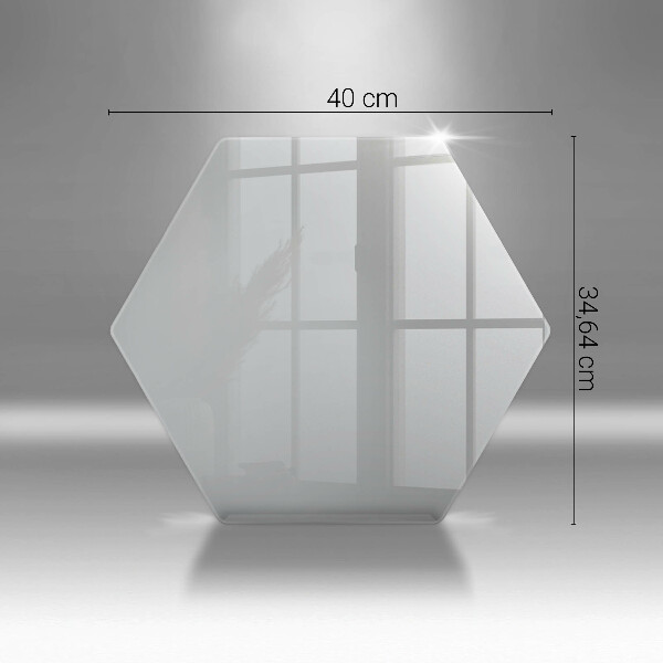Kuchynská doska veľká zo skla Šedá farba
