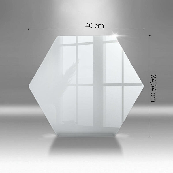Kuchynská doska veľká zo skla biela farba