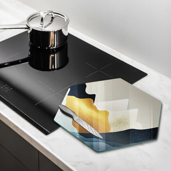 Kuchynská doska zo skla Abstraktné hory