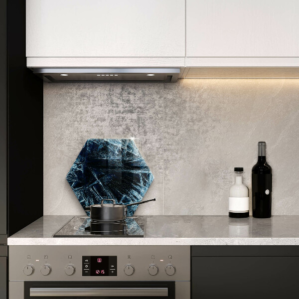 Kuchynská doska zo skla Štruktúra ostrého ľadu