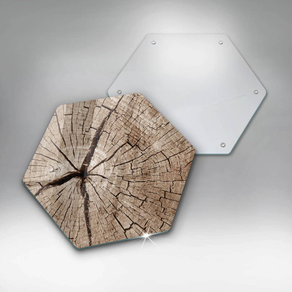 Kuchynská doska zo skla Prierez stromom