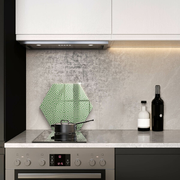 Kuchynská doska veľká zo skla Abstraktné línie